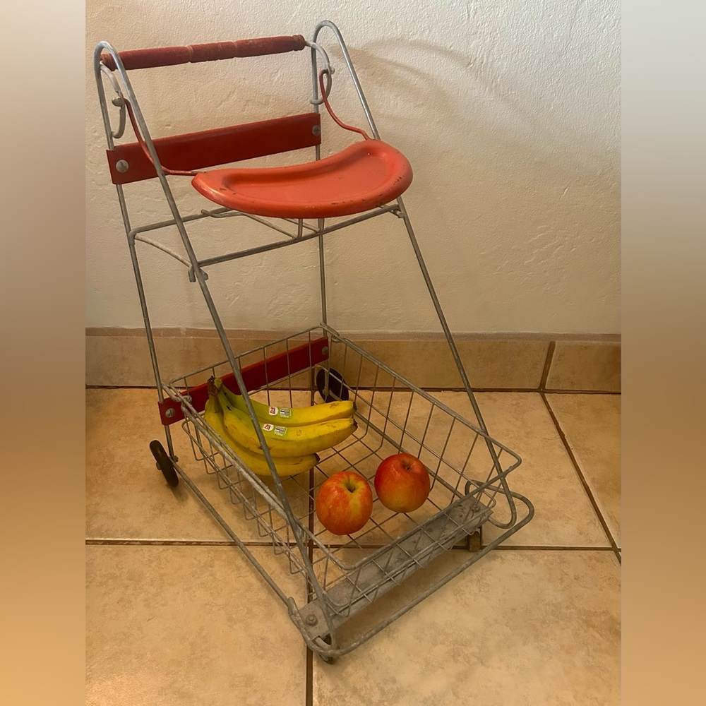 Vintage Amsco Shopping Cart Doll Stroller